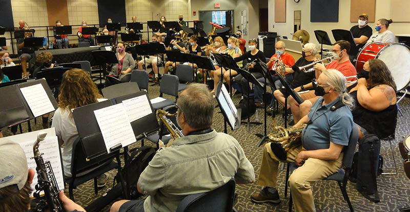 The second rehearsal held on September 7 in room 123 of the Center for Technology and Learning (TL).